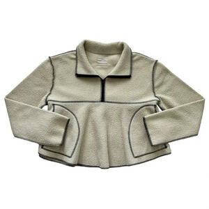 Urban Outfitters Posie Fleece Half Zip Sweatshirt